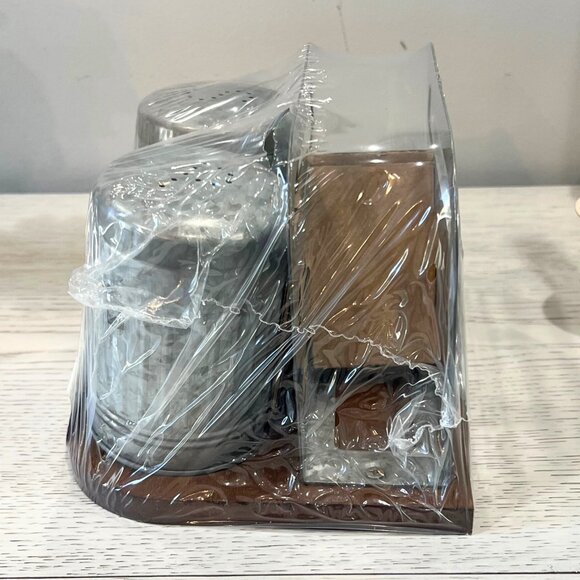 Better Homes & Gardens - Galvanized Salt & Pepper Shakers w/ Napkin Holder - New - Picture 4 of 6